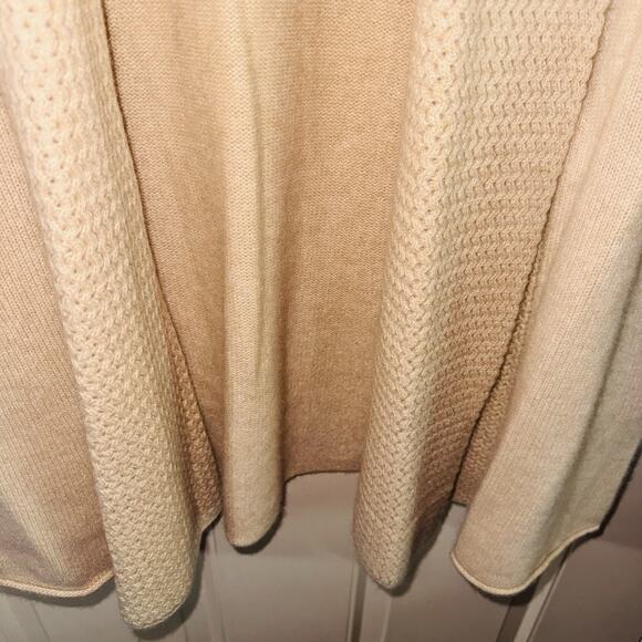 NWT Eileen Fisher Beige Natural Cashmere Open Cardigan Dolman Sleeves sz 1X - Picture 4 of 10